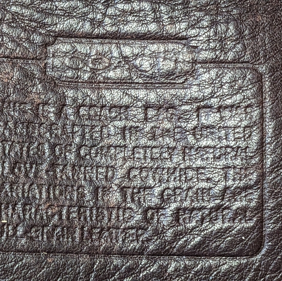 #10 Vintage Lula Smith Legacy Coach bucket brown bag cowhide leather distressed - Picture 4 of 9